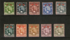 Zanzibar 1898 Sc 56-61B set of 10 MH