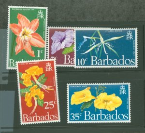 Barbados #348-52  Single (Complete Set)
