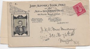 1904 Bookstore Advertising, ALbany to New York CIty, NY w/enclosure (56607)