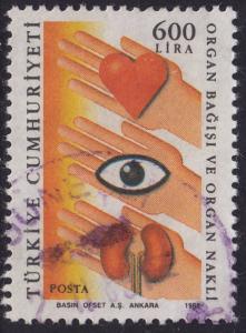 Turkey - 1988 - Scott #2402 - used - Organ Donation