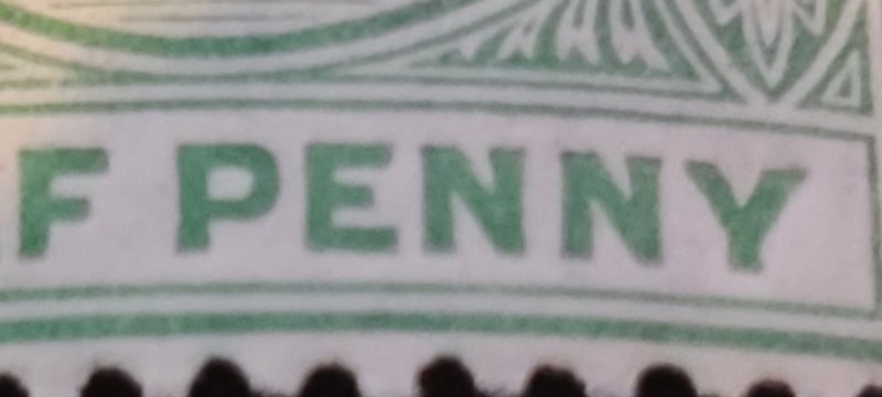 BAHAMAS 1924 ELONGATED 'E'