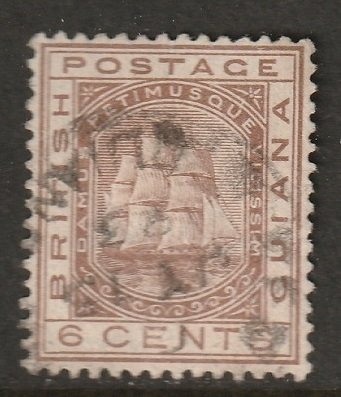 British Guiana 1882 Sc 110 used