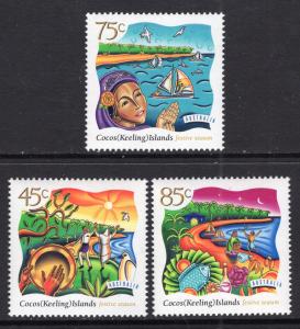 Cocos Keeling Islands 323-325 MNH VF