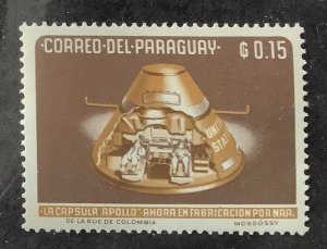 Paraguay 1964 Scott 814 MNH - ₲0.15,   Space Travel, Apollo CSM