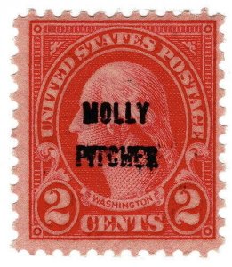 (I.B) US Postal Service : Molly Pitcher 2c