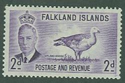 Falklands SC# 109 Upland Goose 2d, MH