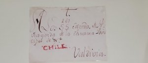 O) CHILE, PREPHILATELIC, PRESTAMP, ADDRESSED TO THEIR HONORABLE MINISTERS OF THE
