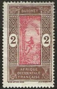 Dahomey 43 mint, hinged, disturbed gum. 1913. (D268)