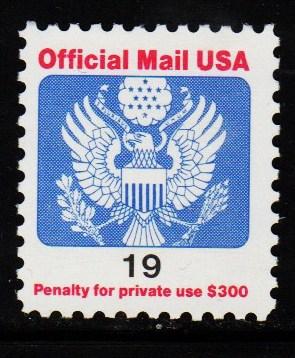 #O147  19c Official   - MNH