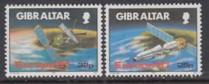 Gibraltar 585-586 MNH VF