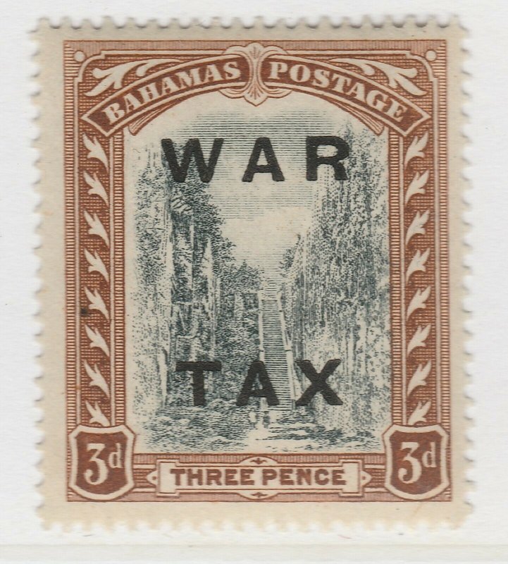 British Colony Bahamas War Tax 1919 Wmk Mult Crown CA 3d MH* Stamp A22P15F8692