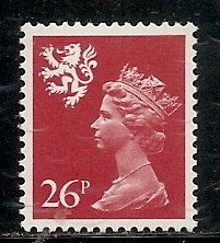 G.B. Scotland SMH49 26p Machin MNH