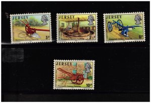 Jersey Scott 120-123 MNH