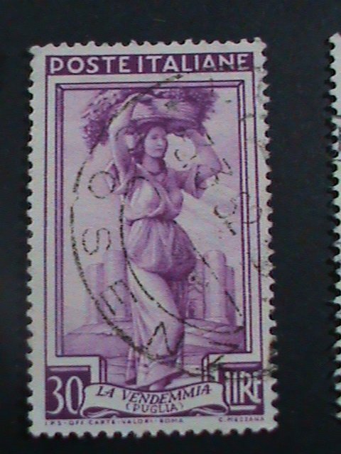 ​Italy Stamp: Very Old antique used Stamp set #3 Rare- very hard to find.