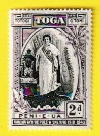 TONGA SCOTT#71 1937 2d QUEEN SALOTE - MH