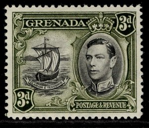 GRENADA GVI SG158, 3d black & olive-green, M MINT. Cat £22.