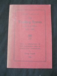 THE FRANKING SYSTEM 1652-1840 by GEORGE BRUMELL 1936