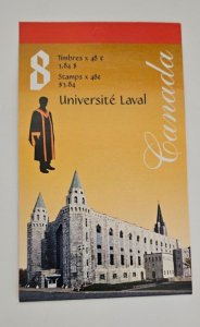 2002 Canada Universities #1942 Laval University Booklet PANE OF 8