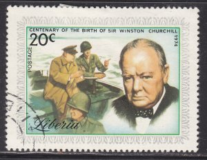 Liberia 695 Sir Winston Churchill 1974