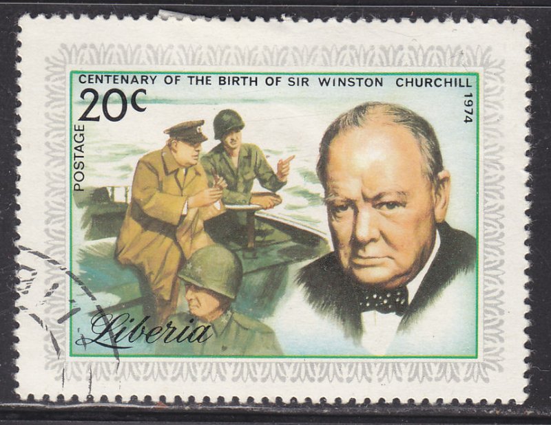 Liberia 695 Sir Winston Churchill 1974