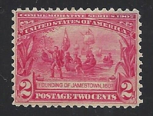 US #329 XF NH OG TOUGH THIS NICE!!!!