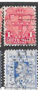 New South Wales #98-99  Queen Victoria (U) CV$1.15