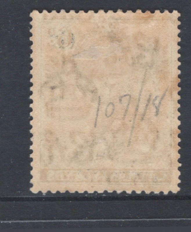 Cayman Islands 1938 King George VI & Hawksbill Turtle 6p Scott # 107a MH