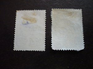 Stamps - Gold Coast - Scott# 117-118 - Used Partial Set of 2 Stamps