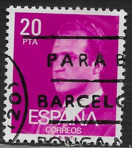 Spain #1986 20p King Juan Carlos I