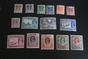 Burma 1946 Sc 51-65 set MNH