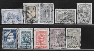 Greece 506-515 Return of Dodecanese set Used