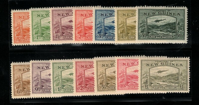 New Guinea #C46 - #C59 (SG #212 / #225) Very Fine Never Hinged Set