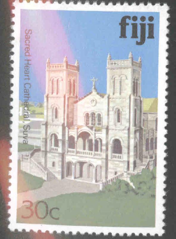 FIJI Scott 419 MNH** local architecture stamp