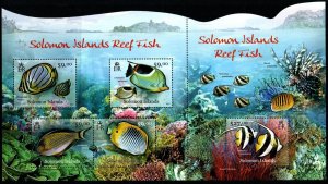 SOLOMON ISLANDS 2012 FISH MNH