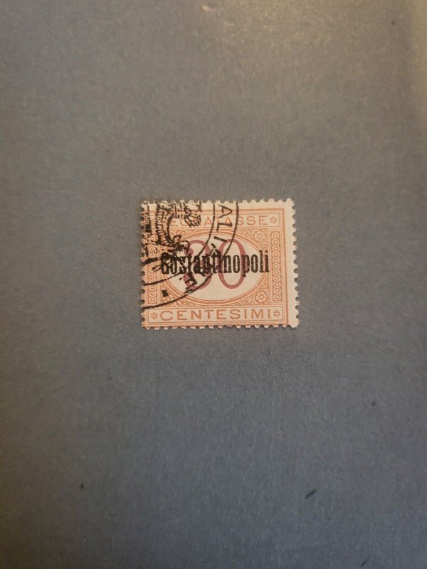 Stamps Italian Offices Abroad-Constantinople Scott #J2 used