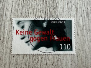 Germany #2066 Used, 110pf, Prevention of Violence, 2024 SCV $0.85