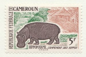 1962 Cameroon Stamp Animals Hippopotamus 5f MH* A28P18F27638-