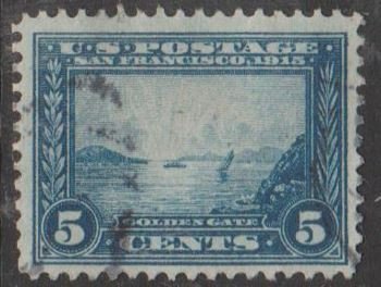 U.S. Scott #399 Golden Gate - San Francisco Stamp - Used Single