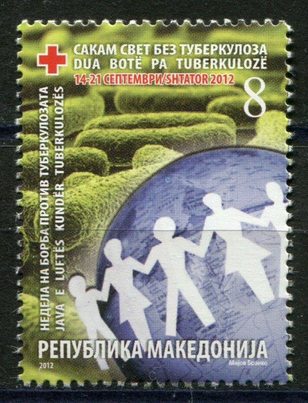 154 - MACEDONIA 2012 - Red Cross - Tuberculosis - MNH Set