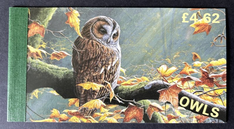 Isle of Man: 1997  Owls Stamp Booklet, MNH