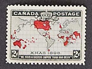 Canada # 85 - Map - VF Used 