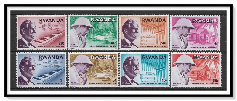 Rwanda #714-721 Albert Schweitzer Set MNH