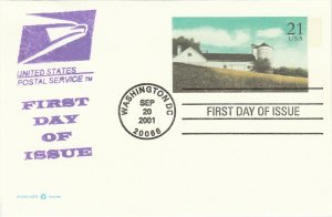 Scott# UY43 US Reply Postal Card Postal Service FDC