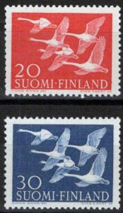 ZAYIX Finland 343-344 MNH Birds Whooper Swans Nature 051023S150