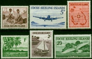 Cocos (Keeling) Islands 1963 Set of 6 SG1-6 V.F MNH