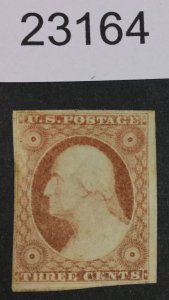 US STAMPS #11 MINT OG NH LOT #23164