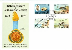 Isle of Man 1979 FDC - Natural History & Antiquarian Society - F13269