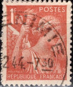 France; 1944: Sc. # 383: Used Single Stamp