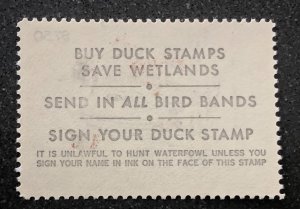 US scott# RW50 1983 $7.50 Federal Duck Stamp MNH