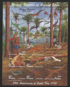 Palau - Scott 369 - miniature sheet MNH - Earth Day 1995